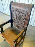Antique Chair, Heavily Carved, French Renaissance Revival, 19th C., Circa 1870! - Old Europe Antique Home Furnishings