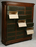 Antique French Cartonier, Desk, 24 Drawers, Office Furniture, 19th C., 1800s! - Old Europe Antique Home Furnishings