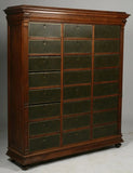 Antique French Cartonier, Desk, 24 Drawers, Office Furniture, 19th C., 1800s! - Old Europe Antique Home Furnishings