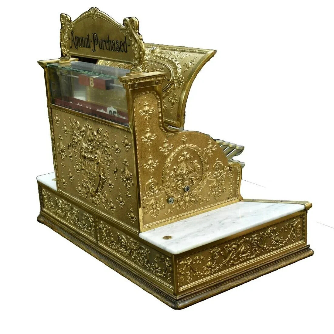 アメリカンアンティーク 真鍮製レジスターNationalCashRegister アメリカンアンティーク 真鍮製レジスターNationalCashRegister