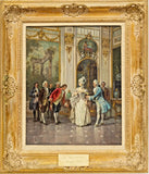 Antique Painting, Josef Egon Frank, Austrian-German, Oil on Canvas, Ca. 1900! - Old Europe Antique Home Furnishings