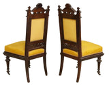 Antique Parlor Set, Five Pc. Victorian, Figural, Carved & Upholstered, 1800s!! - Old Europe Antique Home Furnishings
