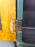Antique Secretary Desk, Painted, Venetian, Sculptured Center and Crown, 1800's!! - Old Europe Antique Home Furnishings