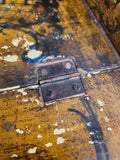 Antique Secretary Desk, Painted, Venetian, Sculptured Center and Crown, 1800's!! - Old Europe Antique Home Furnishings