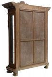 Antique Vitrine Bookcase, Italian Renaiss. Revival, Carved, Walnut, Early 1900s! - Old Europe Antique Home Furnishings