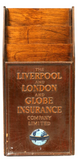 Upright File, Table Top, Liverpool & London Globe Insurance, Vintage / Antique!! - Old Europe Antique Home Furnishings