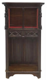 Antique Credence Cupboard, Cabinet, Gothic Revival,  French, Carved Oak, 1800s!! - Old Europe Antique Home Furnishings