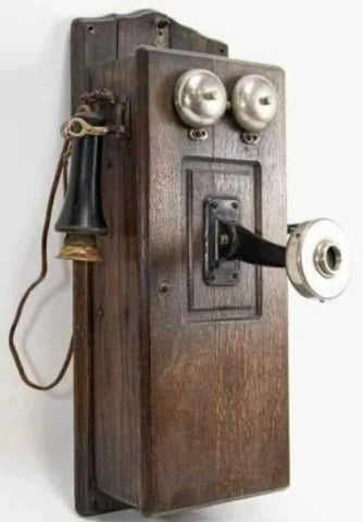 Antique Telephone Oak Wall, 1900's, 20th C., Back to the Good Old Days!! - Old Europe Antique Home Furnishings