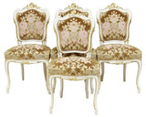 Antique French Parlor Set Louis XV Style Parcel Gilt, Seven Piece,  Early 1900s! - Old Europe Antique Home Furnishings
