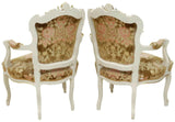 Antique French Parlor Set Louis XV Style Parcel Gilt, Seven Piece,  Early 1900s! - Old Europe Antique Home Furnishings