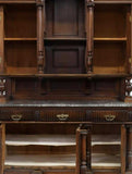 Antique Sideboard, French Renaissance Revival Carved Wood Cabinet, 19th C 1800s - Old Europe Antique Home Furnishings