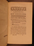 1752 Letters of Bolingbroke Philosophy Utrecht Treaty - Old Europe Antique Home Furnishings