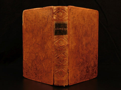 Antique Books, Poetry, 1780 Georgics VIRGIL Latin Poetry Agriculture Rustic,18th Century ( 1700s ) - Old Europe Antique Home Furnishings