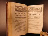 Antique Books, Poetry, 1780 Georgics VIRGIL Latin Poetry Agriculture Rustic,18th Century ( 1700s ) - Old Europe Antique Home Furnishings