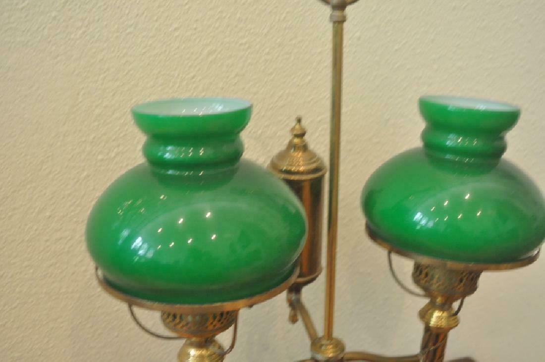 Vintage brass outlet student lamp