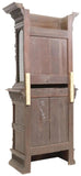 Cabinet, Bookcase, French Renaissance Revival, Display, Carved Oak , Early 1900s - Old Europe Antique Home Furnishings