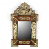 Antique Mirror, Ornate, Continental Repousse, Pine, 1800s, Gorgeous!! - Old Europe Antique Home Furnishings