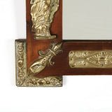 Antique Mirror, Ornate, Continental Repousse, Pine, 1800s, Gorgeous!! - Old Europe Antique Home Furnishings