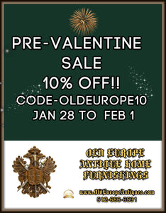 10% Off PRE-VALENTINE Sale on All Products until FEBRUARY 1!!