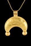 ROMAN GOLD LUNAR PENDANT - Old Europe Antique Home Furnishings