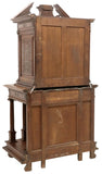 Antique Cabinet, French, Neoclassical Style, Finely Carved, Mahogany, 1800s!!