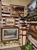 Pedestals, Pair, Bronze & Marble Inlaid Stands, Beautiful Decor, Vintage!!