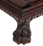 Antique Hall Bench, Italian Renaissance Revival, Carved Walnut, 19th C., 1800s!! - Old Europe Antique Home Furnishings