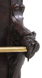 Antique Hall Tree, Italian Renaissance Revival, Carved, Walnut, 19th C., 1800s!! - Old Europe Antique Home Furnishings