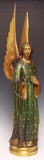 Angel, Spanish Renaissance Style, Carved, Winged, Gilt, Painted Vin. / Antique - Old Europe Antique Home Furnishings