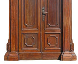 Antique Surround & Doors (3) Italian Renaiss. Style Walnut, Architectural 1800s!