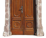 Antique Surround & Doors (3) Italian Renaiss. Style Walnut, Architectural 1800s!