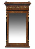 Antique Console & Pier Mirror, Empire, Continental, Gilt, Bronze, Ormolu, 1800s!