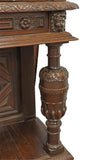 Antique Large Cupboard, Renaissance Revival, Credence, Carved, Masks, 18th / 19th C., 1700's, 1800's! - Old Europe Antique Home Furnishings