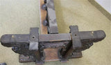 Antique Dining Table, Ren Sty., Carved Oak Extension, 120", L. 19th, E. 20th C