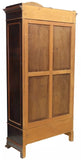 Antique Armoire, Mirrored, Italian, Inlaid Rosewood, 92.75"H, Cornice, E. 1900s - Old Europe Antique Home Furnishings