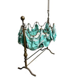 Antique Baby Cradle, Rare French, Brass Swinging Bassinet, 1800s, 19th C.!