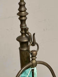 Antique Baby Cradle, Rare French, Brass Swinging Bassinet, 1800s, 19th C.!