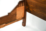 Antique Bed Frame, Victorian Eastlake, Walnut Full Bed, 19th C, 1800s, Handsome! - Old Europe Antique Home Furnishings