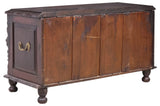 Antique Blanket Chest, Coffer, Stand, English Renaissance Revival, Oak, 1800s!