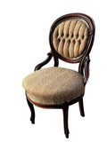 Antique Chairs, Parlor, American Victorian Walnut, Set of Six, 4 Side, 1800s!! - Old Europe Antique Home Furnishings