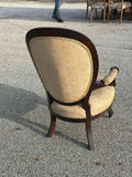 Antique Chairs, Parlor, American Victorian Walnut, Set of Six, 4 Side, 1800s!! - Old Europe Antique Home Furnishings