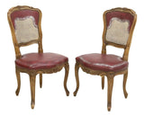 Antique Chairs, Side, Set of 6, French Louis XV Style, Caned, Walnut, E. 1900s! Condition: - Old Europe Antique Home Furnishings