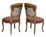 Antique Chairs, Side, Set of 6, French Louis XV Style, Caned, Walnut, E. 1900s! Condition: - Old Europe Antique Home Furnishings