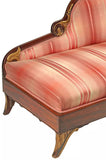 Antique Chaise Lounge, Empire Style, Ormolu-Mounted, Mahogany, Ormolu, 1800s!