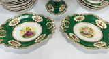 Antique China Dessert Service, 24-Piece Spode England Felspar for 16, Circa 1820 - Old Europe Antique Home Furnishings