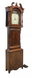 Antique Clock, Longcase, English William IV, Mahogany, Striking, E. 19th, 1800s - Old Europe Antique Home Furnishings