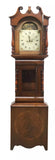 Antique Clock, Longcase, English William IV, Mahogany, Striking, E. 19th, 1800s - Old Europe Antique Home Furnishings