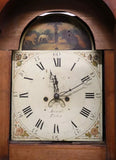 Antique Clock, Longcase, English William IV, Mahogany, Striking, E. 19th, 1800s - Old Europe Antique Home Furnishings