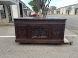 Antique Desk, Breton, Highly Carved, Rare, 6 Drawers, French, 19th C, 1800s!! - Old Europe Antique Home Furnishings