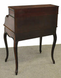 Antique Desk, Writing, French Napoleon III Period, Burlwood, Leather Lining, 1800s! - Old Europe Antique Home Furnishings